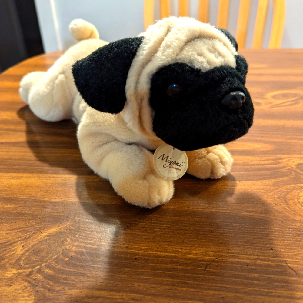 - - Aurora Miyoni PUG Puppy Dog 12" Plush Stuffed Animal by Aurora Re…